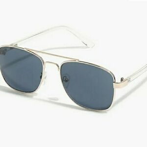 J crew mens Square-frame aviator sunglasses